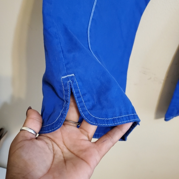 Women's royal blue scrub set size M - Picture 11 of 16